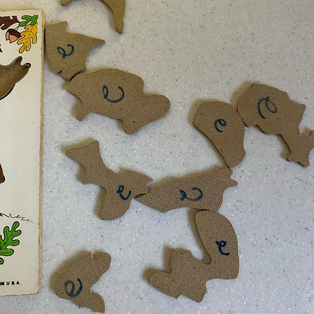COPY - Vintage Playskool Disney Donald Duck & Chip n' Dale Wooden Puzzle! Made …